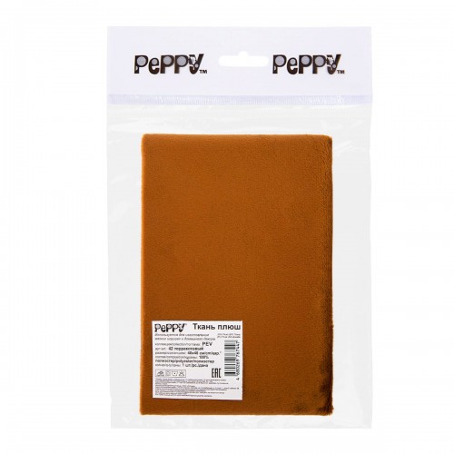 "PEPPY"   Плюш   PEV   ФАСОВКА   48 x 48 см  273 г/кв.м ± 5   100\% полиэстер 42 терракотовый/terracota