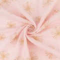 Ткань PEPPY Ткань муслиновая ФАСОВКА EMBRACE METALLIC 100\% хлопок 100 х 125 см Shannon Fabrics emmmake a wish blush/gold