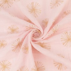 Ткань "PEPPY"   Ткань муслиновая   ФАСОВКА   EMBRACE METALLIC   100\% хлопок   100 х  125 см ± 2 см  Shannon Fabrics emmmake a wish blush/gold
