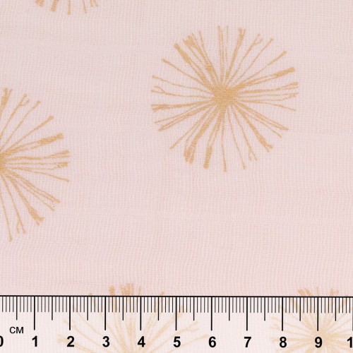 Ткань "PEPPY"   Ткань муслиновая   ФАСОВКА   EMBRACE METALLIC   100\% хлопок   100 х  125 см ± 2 см  Shannon Fabrics emmmake a wish blush/gold