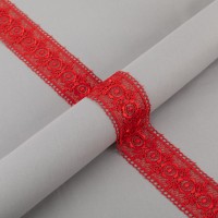 Гипюр "Gamma"   49 мм  GGM-4901   в пакете   9.7 м ± 0.2   Турция красный