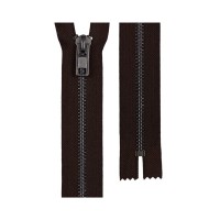 Молния Металл оксид (черный никель) ZIP 8B   однозамковая   18 см Тип 8   10 шт  неразъёмная   "Gamma" №295 т.коричневый