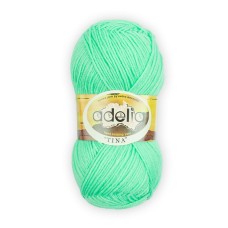 Пряжа ADELIA "TINA"   100\% акрил   5 шт. х  100 г  308 м ± 10 м №064 мята