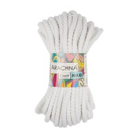 Пряжа ARACHNA "Craft Maxi"   75\% хлопок, 25\% фибра   3 шт. х  268 г  15.24 м  СК/Распродажа №02 белый