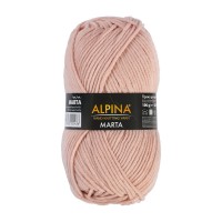 Пряжа ALPINA "MARTA"   100\% тактифил   5 шт. х  100 г  120 м ± 6 м №030 пыльно-розовый