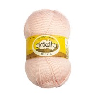 Пряжа ADELIA "OLIVIA"   60\% акрил, 40\% шерсть   5 шт. х  100 г  250 м ± 10 м №27 розово-бежевый