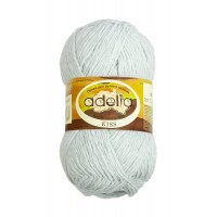 Пряжа ADELIA "KISS"   100\% полиэстер   10 шт. х  50 г  145 м ± 7 м №29  голубой