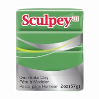 "Sculpey"   III полимерная глина   S302   57 г  СК/Распродажа 1628 темно-зеленый
