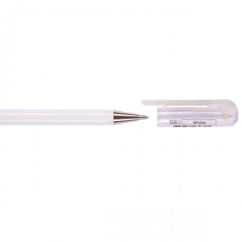"Pentel"   Ручка гелевая Hybrid Milky пастельные  d 0.8 мм K108-PW цвет чернил: белый