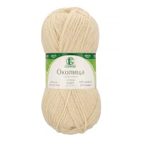 Пряжа Камтекс КТ "Околица"   90\% шерсть, 10\% акрил   5 шт. х  100 г  250 м 001 суровый