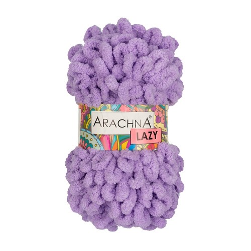 Пряжа ARACHNA "LAZY"   100\% микрополиэстер   5 шт. х  100 г  8.5 м ± 0.2 м №13 св.сиреневый