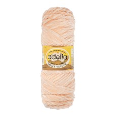 Пряжа ADELIA "DOLLY  VELOUR"   100\% микрополиэстер   5 шт. х  100 г  93 м ± 6 м №03 св.бежевый