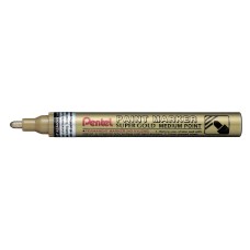 "Pentel"   Маркер перманентный Paint   4.5 мм   пулевидный   12 шт. MMP10-X золото лаковый