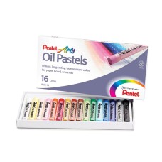 "Pentel"   Пастель масляная в картоне   16 цв. PHN-16U