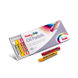 "Pentel"   Пастель масляная в картоне   16 цв. PHN-16U