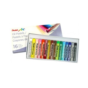 "Pentel"   Пастель масляная в картоне   16 цв. PHN-16U