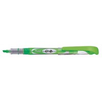 "Pentel"   Маркер-выделитель текста с жидкими чернилами 24/7 Highlighter   1 - 3.5 мм   перо скошенное   12 шт. SL12-KX салатовый