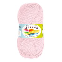 Пряжа ALPINA "TOMMY"   100\% микнес   10 шт. х  50 г  130 м ± 10 м №011 бл. розовый