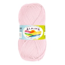 Пряжа ALPINA "TOMMY"   100\% микнес   10 шт. х  50 г  130 м ± 10 м №011 бл. розовый