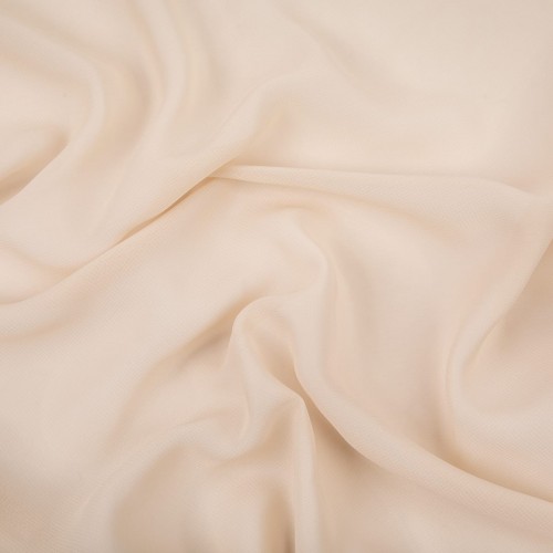 Ткань PC-02   Poly Chiffon   ФАСОВКА   84 г/кв.м ± 5 г/кв.м  150 х  147 см ± 5 см  100\% полиэстер №25 серо-бежевый