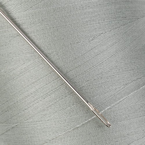 Швейные нитки (полиэстер) 40/2   "Nitka"  ( 301-400 )  4570 м №365 св.серый