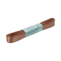 Лента атласная 12 мм ( 1/2 ")  "Gamma"   AL-12P   ФАСОВКА   10 x  5.4 м №099 коричневый