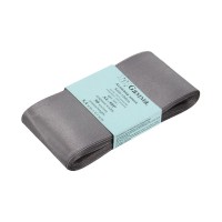Лента атласная 50 мм ( 2 ")  "Gamma"   AL-50P   ФАСОВКА   5 x  5.4 м №126 серый