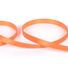 Лента атласная 6 мм ( 1/4 ")  "Gamma"   33 м ± 2 м №511N(15-1360) оранжевый(неон)