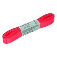 Лента атласная 12 мм ( 1/2 ")  "Gamma"   AL-12P   ФАСОВКА   10 x  5.4 м №515N(16-2130) розовый(неон)