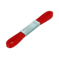 Лента атласная 6 мм ( 1/4 ")  "Gamma"   AL-6P   ФАСОВКА   10 x  5.4 м №112 т.красный