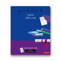 "Светоч"   Тетрадь предметная "Удачная"   A5+   48 л.  на скобе   65 г/кв.м , белизна 100 \%  10 шт. , линия 48ТСК5_000165 Литература