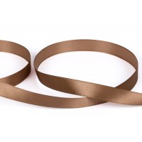 Лента атласная 12 мм ( 1/2 ")  "Gamma"   33 м ± 2 м №528L(18-1019) коричневый