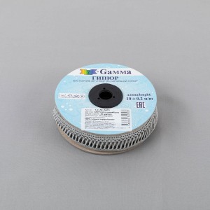 Гипюр "Gamma"   26 мм  GGM-2603   в рулоне   10 м ± 0.2 GP017LGR св.серый