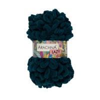Пряжа ARACHNA "LAZY"   100\% микрополиэстер   5 шт. х  100 г  8.5 м ± 0.2 м №18 сине-зеленый