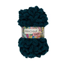 Пряжа ARACHNA "LAZY"   100\% микрополиэстер   5 шт. х  100 г  8.5 м ± 0.2 м №18 сине-зеленый