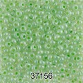 Бисер Чехия круглый 1 10/0 2.3 мм 500 г 37156 (Ф037) т.салатовый