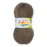 Пряжа ALPINA "KLEMENT"   80\% альпака, 20\% мериносовая шерсть   4 шт. х  50 г  300 м ± 10 м №36 хаки