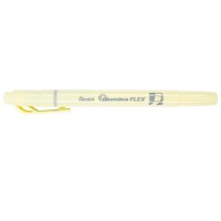 "Pentel"   Текстовыделитель двусторонний "Illumina flex"   1,0 - 3,5 мм   перо скошенное   10 шт. SLW11P-GE желтый