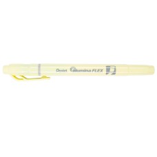 "Pentel"   Текстовыделитель двусторонний "Illumina flex"   1,0 - 3,5 мм   перо скошенное   10 шт. SLW11P-GE желтый