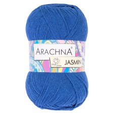 Пряжа ARACHNA "JASMIN"   80\% хлопок, 20\% полиэстер   5 шт. х  100 г ± 10 г  250 м ± 7 м №157 василек