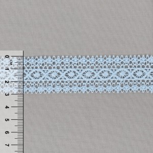 Гипюр "Gamma"   30 мм  GGM-3002   в рулоне   10 м ± 0.2   Турция св.голубой