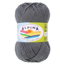 Пряжа ALPINA "BABY SUPER SOFT"   50\% хлопок, 50\% бамбук   10 шт. х  50 г  150 м ± 10 м №11 серый