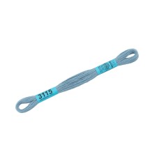 Нитки для вышивания "Gamma"    мулине  ( 3071-3172 )  100\% хлопок   24 x  8 м №3115 св.голубой