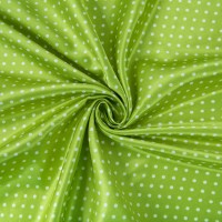 Ткань PSS-002   Poly satin   ФАСОВКА   75 г/кв.м ± 5 г/кв.м  200 х  145 см  100\% полиэстер №19 салатовый/белый