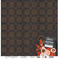 Бумага для скрапбукинга "Mr.Painter"   PSR 2507   "Модная зима "   190 г/кв.м  30.5 x 30.5 см  10 шт. 6