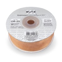 Лента капроновая 25 мм ( 1 ")  "BLITZ"   OR-25   22.8 м ± 0.5 м №009 рыжий