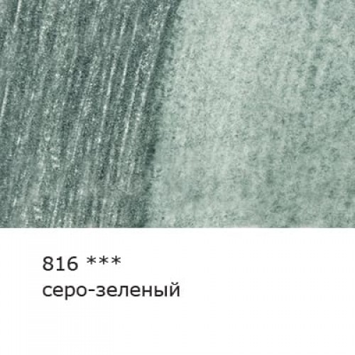 "VISTA-ARTISTA"   "Gallery"   VGWP   Карандаш акварельный художественный   заточенный   6 шт. 816 Серо-зеленый (Gray green)
