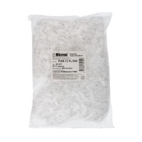 Кнопка "Micron"   POM-12 FL/500   Кнопки пластиковые   пластик  d 12 мм  500 шт. № 001 белый