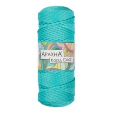 Пряжа ARACHNA "Cord Soft"   100\% полиэфир   3 шт. х  230 г ± 10 г  100 м ± 5 м №170 бирюзовый