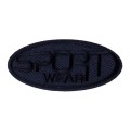 №07/5 5 шт №1742D sport wear синий 3x7 см